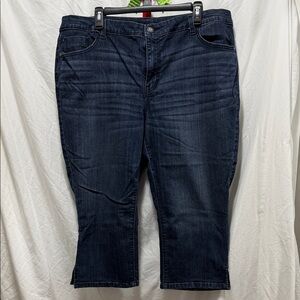 Simply Vera Vera Wang Women's Dark Blue Capris